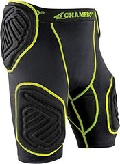 CHAMPRO close-up of low-profile pad and fabric texture highlighting compression fit benefit