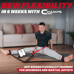 Champs MMA close-up of memory-foam handle providing comfortable grip and reduced hand fatigue
