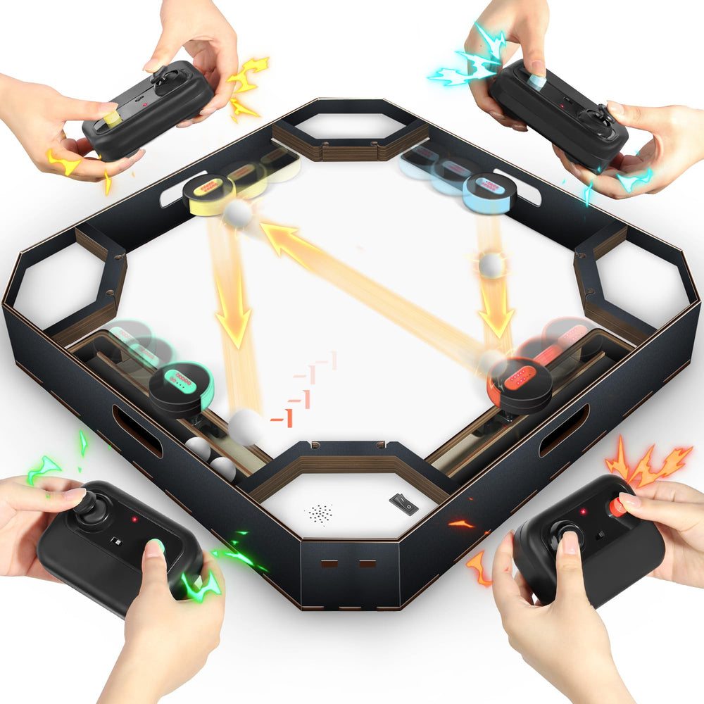 cheerivy front view table showing compact arcade setup and family fun