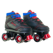 Chicago Skates front view high-top boot showing ankle support and secure fit