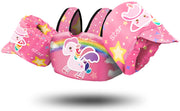 Chriffer front view life vest showing fit and bright pattern for visibility
