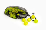 Clean Green Golf Balls front packaging showing yellow Callaway balls and eco branding benefit