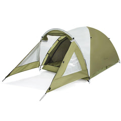 Clostnature tent front view with porch showing protected gear storage benefit
