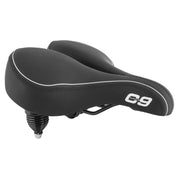 Cloud-9 Sunlite front profile showing wide cushioned seat for relaxed support