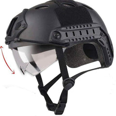 CMAIR4U front-angle helmet showing compact profile and protection