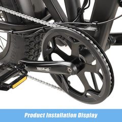 CMTOTWO aluminum crank arm close-up showing lightweight strength