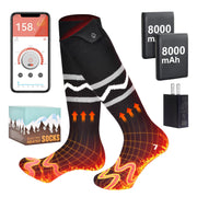 CNaiyunpin heated socks front view showing fit and knit benefit warmth
