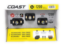 COAST CH1000R front view showing lamp head and lens for powerful illumination