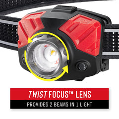 Coast FL75 bezel twist focus detail showing easy switch from flood to spot