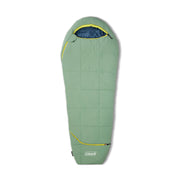 Coleman Big Bay front view showing mummy shape and full-length zipper for warmth