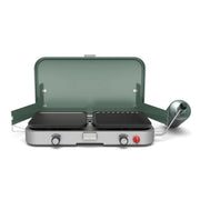 Coleman Cascade front closed showing portable carry handle and latch for easy transport