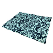 Coleman cooling mat front navy botanical pattern showing stylish look and cooling benefit