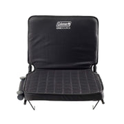 Coleman heated seat front view showing seat and controls with easy warmth
