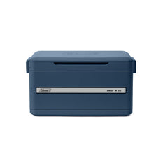 Coleman cooler being snapped open in seconds for quick setup and use