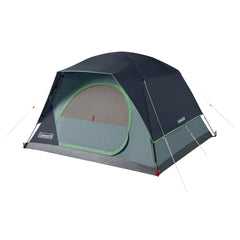 Coleman Skydome front door view showing easy entry and ventilation benefit