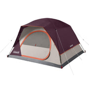 Coleman tent front exterior showing easy setup and shelter benefit
