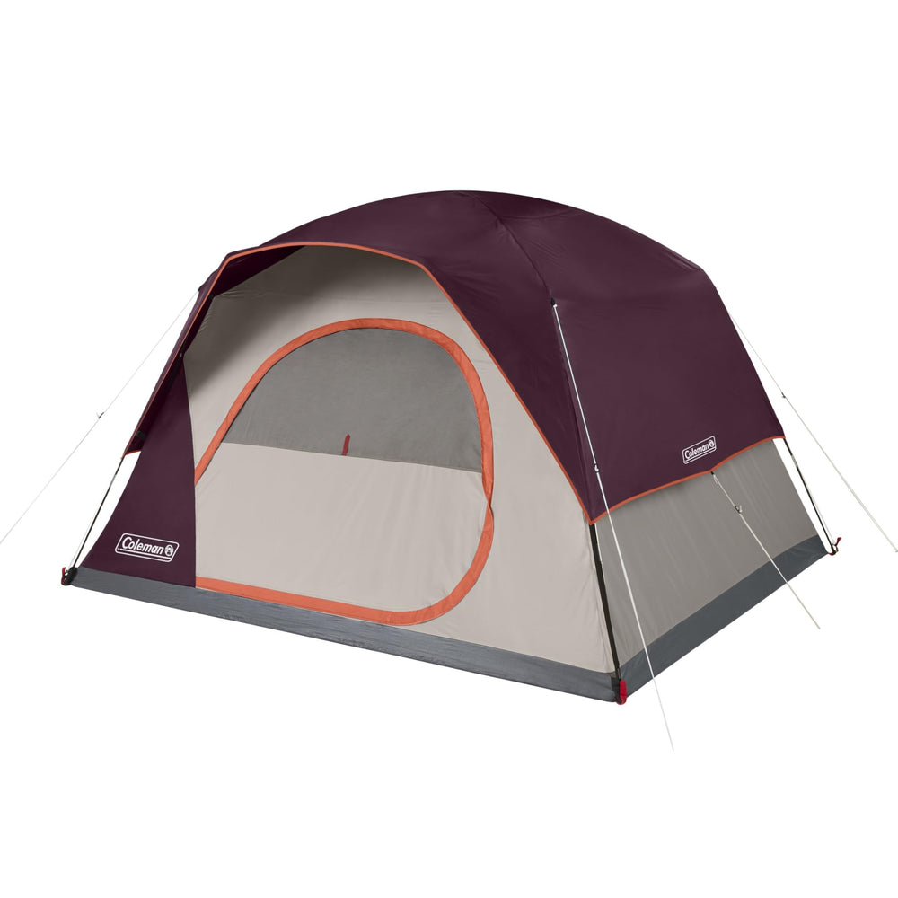 Coleman Skydome front exterior showing tent profile and weather protection benefits