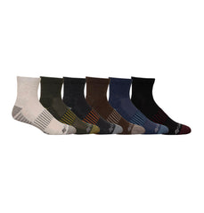 Columbia front packaging showing six-color sock pack with cushioned arch benefit