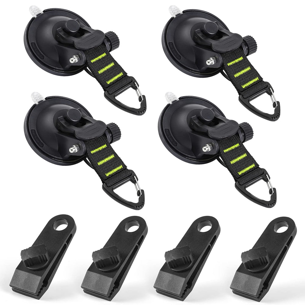CONBOLA front view showing hooks and clips for quick installation benefit