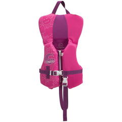 Connelly infant promo neo vest front view shows zipper and straps for safe, quick fit