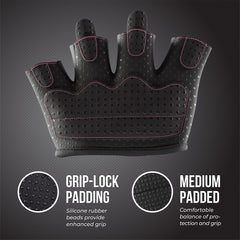 Contraband Pink Label close-up of Amara-style palm showing breathable protection benefit