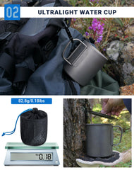 COOK'N'ESCAPE foldable D-handle demonstrating secure grip and packed savings