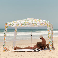 CoolCabanas folded in its compact bag for easy transport and storage