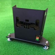 COOLESTT front view matte black case showing rugged protection and neat fit