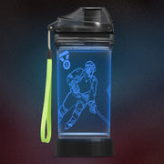 CoolGift Mart front view of 14oz bottle showing hockey design and kids appeal