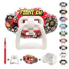 COOLLO SPORTS front view of mouth guard showing shape and fit benefit