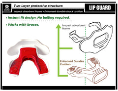 COOLLO SPORTS open storage case holding mouthguard for clean storage benefit