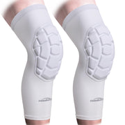 COOLOMG front view knee sleeve showing full-length fit and coverage for protection