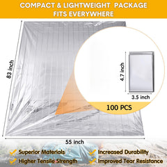 Copkim individually folded sealed pouch compact size for easy storage and distribution