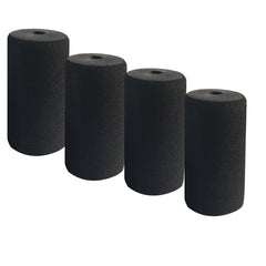 CORECISE front view of four roller pads showing uniform cushioning and durable finish