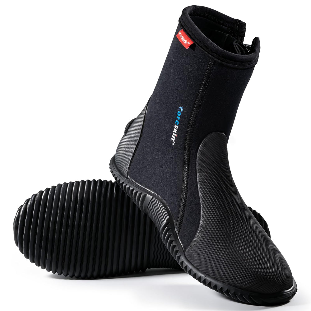 Coreskin front view boot showing fit and toe protection for confident wear
