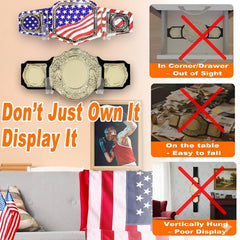 Corztg belt in living room display for decorative impact