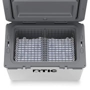 COSPARX front view installed in RTIC cooler showing organized storage benefit
