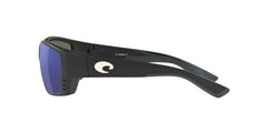 Costa Del Mar sunglasses held in hand to show 62 mm lens scale and comfortable sizing advantage
