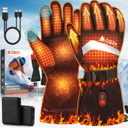 COZII front view of heated gloves showing insulation and fit benefit warmth