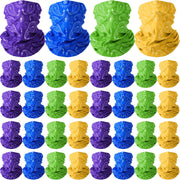 Cozypower front view of 36-piece bandana pack showing vibrant paisley colors and bulk value