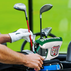 CRAFTSMAN GOLF stitching detail close-up showing reinforced seams and durable construction benefit
