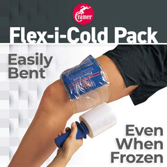 Cramer pack beside a ruler showing 6x9 size for full coverage and easy storage