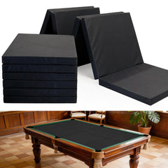 CRAURU front view of insert on pool table showing flat protective surface and clean finish