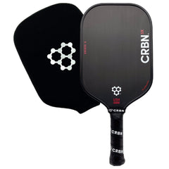 CRBN Pickleball front view showing paddle face and large sweet spot benefit