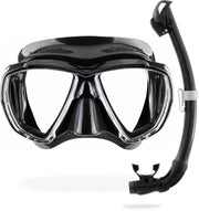 Cressi Big Eyes mask front view showing wide lens and clear sightlines benefit