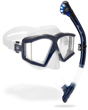 Cressi Horizon front view showing panoramic lenses and clear sight benefits