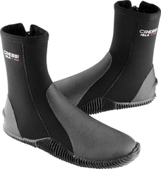 Cressi Isla front profile showing boot shape and snug fit benefit
