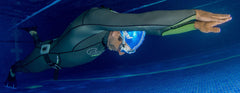 CRESSI belt worn by spearfisher showing secure hold and low abrasion benefit