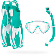 CRESSI Tinetto mask front view showing clear lens and comfortable fit