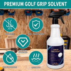 Crestgolf close-up of trigger sprayer delivering controlled mist for even coverage